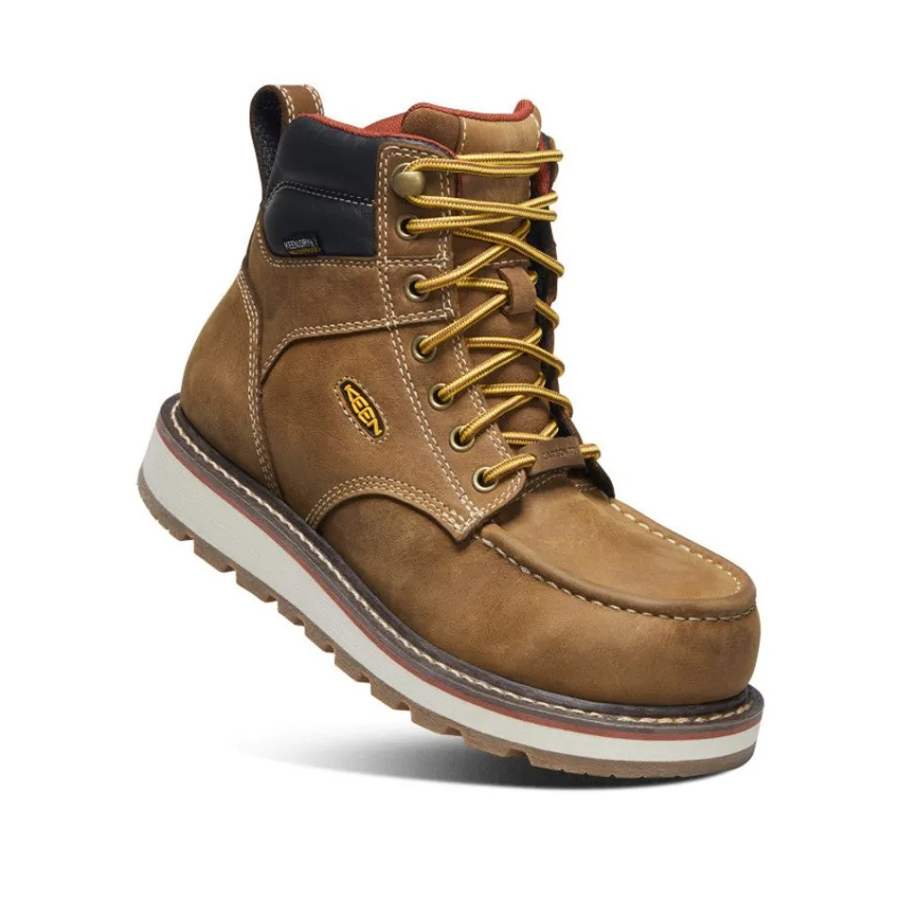 Clearance Women'S Cincinnati 6" Waterproof Boot (Carbon-Fiber Toe) | Belgian/Sandshell Women Work Boots & Shoes