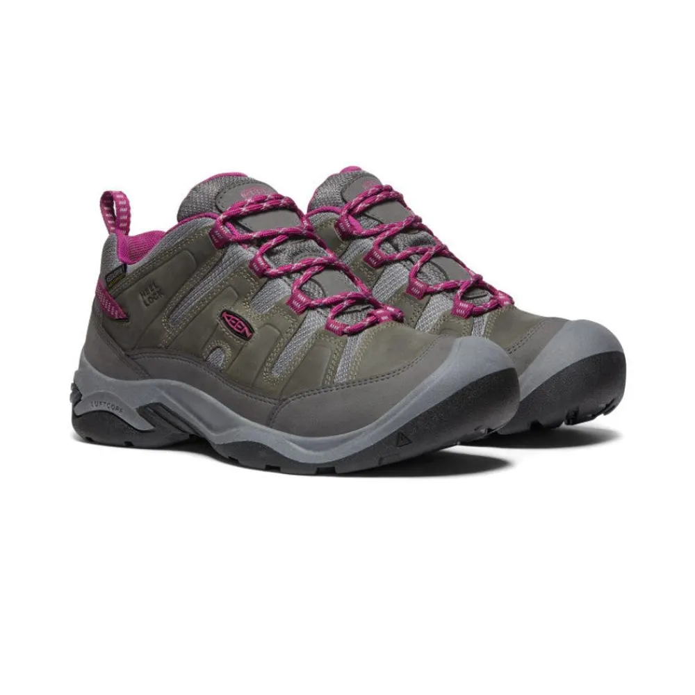 Online Women'S Circadia Waterproof Shoe | Steel Grey/Boysenberry Women Shoes