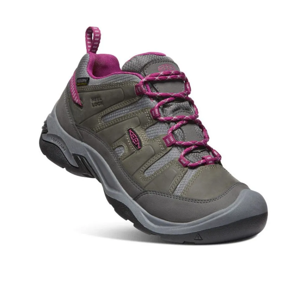 Online Women'S Circadia Waterproof Shoe | Steel Grey/Boysenberry Women Shoes