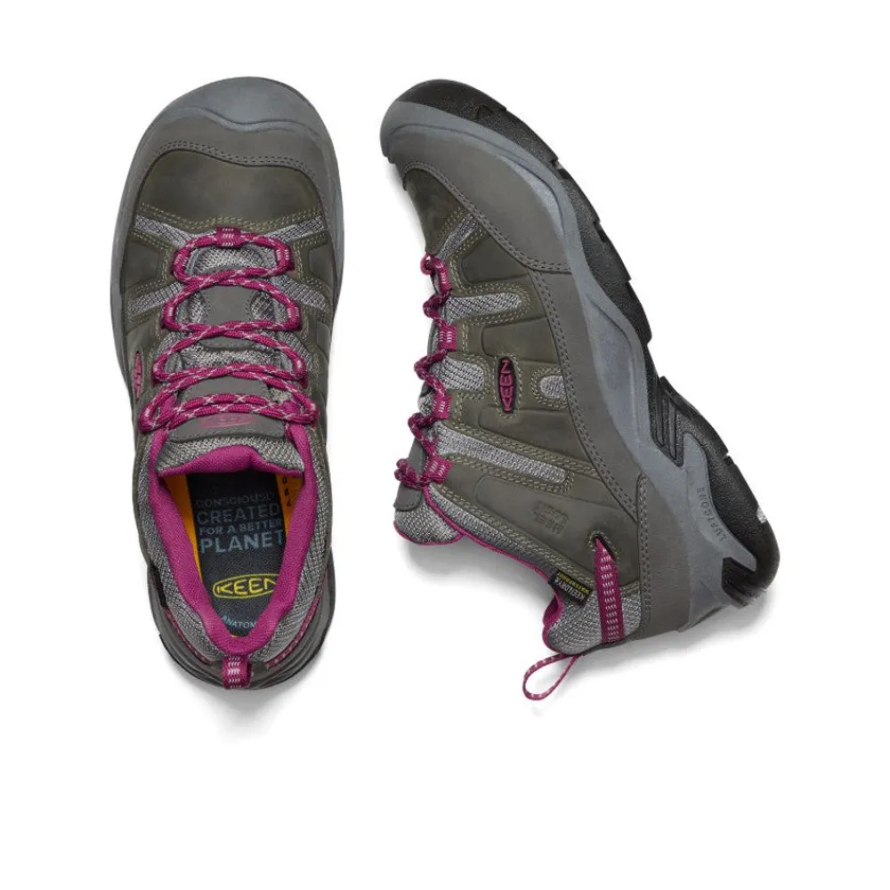 Online Women'S Circadia Waterproof Shoe | Steel Grey/Boysenberry Women Shoes