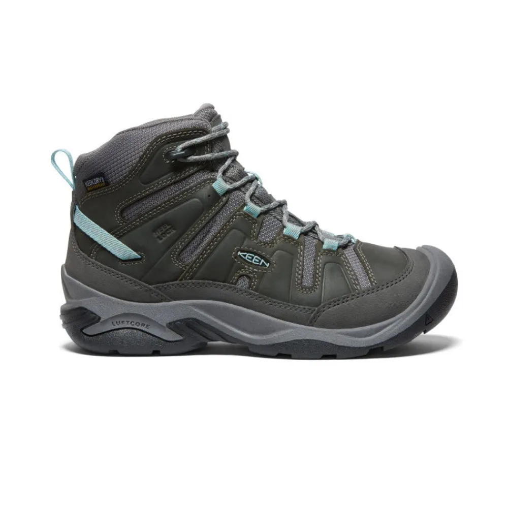 Sale Women'S Circadia Waterproof Boot Wide | Steel Grey/Cloud Blue Women Boots
