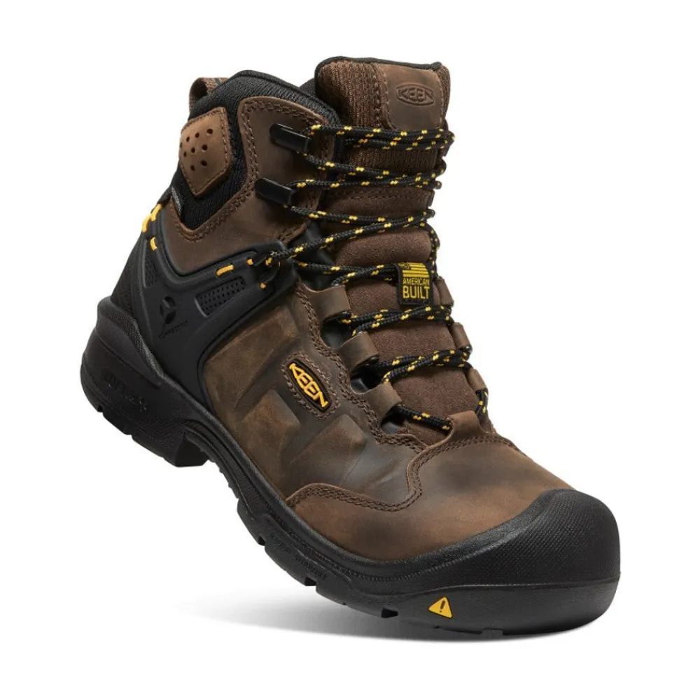 Online Women'S Dover 6" Waterproof Boot (Carbon-Fiber Toe) | Dark Earth/Black Women Work Boots & Shoes