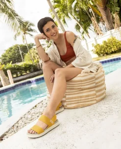 Outlet Women'S Elle Backstrap Sandal | Cork/Baked Clay Women Sandals