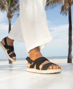 Fashion Women'S Elle Criss Cross Sandal | Baked Clay/Cork Women Sandals