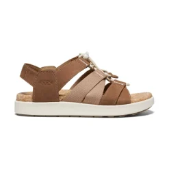 Best Women'S Elle Mixed Strap Sandal | Toasted Coconut/Birch Women Sandals