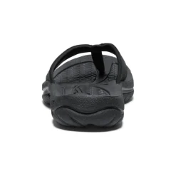 Hot Women'S Kona Leather Flip-Flop | Black/Vapor Women Slip-Ons