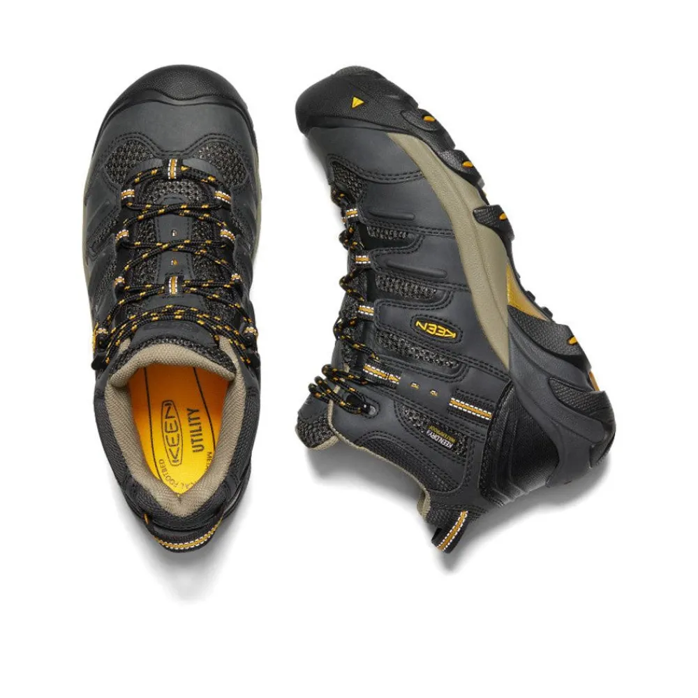 Discount Women'S Lansing Waterproof Mid (Steel Toe) | Raven/Tawny Olive Women Work Boots & Shoes