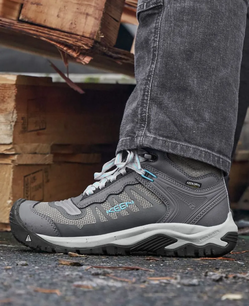 Best Women'S Reno Kbf Waterproof Mid (Soft Toe) | Magnet/Ipanema Women Work Boots & Shoes