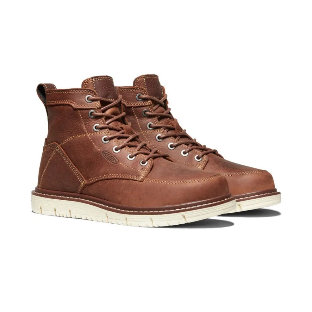 New Women'S San Jose 6" Boot (Soft Toe) | Gingerbread/Off White Women Work Boots & Shoes