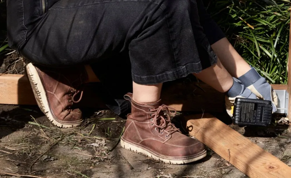 New Women'S San Jose 6" Boot (Soft Toe) | Gingerbread/Off White Women Work Boots & Shoes