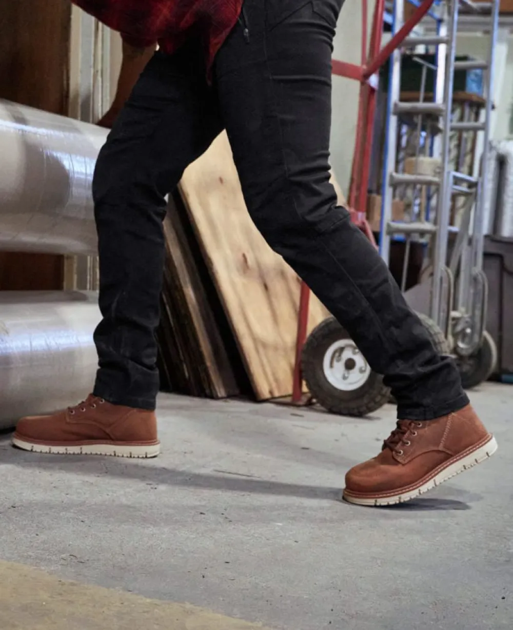 New Women'S San Jose 6" Boot (Soft Toe) | Gingerbread/Off White Women Work Boots & Shoes