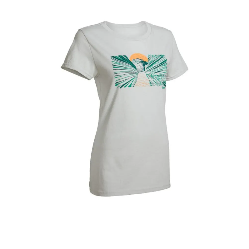 Hot Women'S Slot Canyon Tee | Harbor Mist Women Accessories