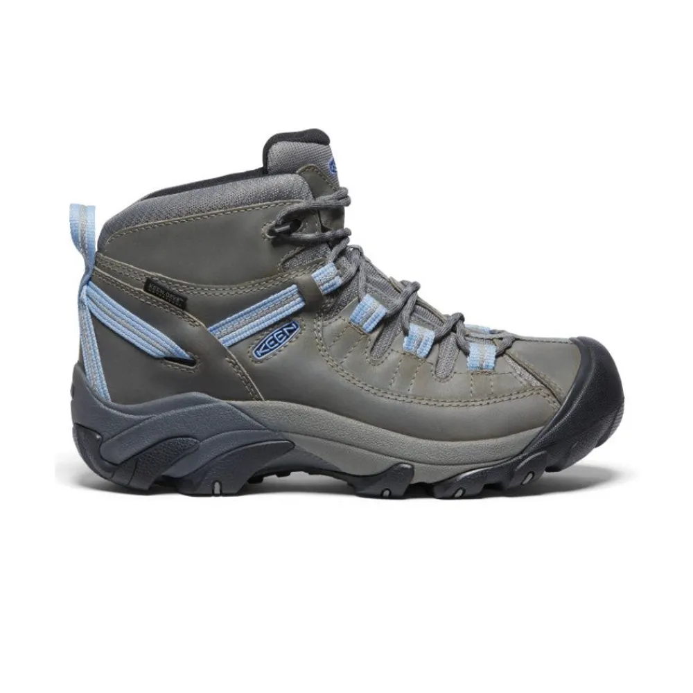 Hot Women'S Targhee Ii Waterproof Mid | Steel Grey/Hydrangea Women Boots