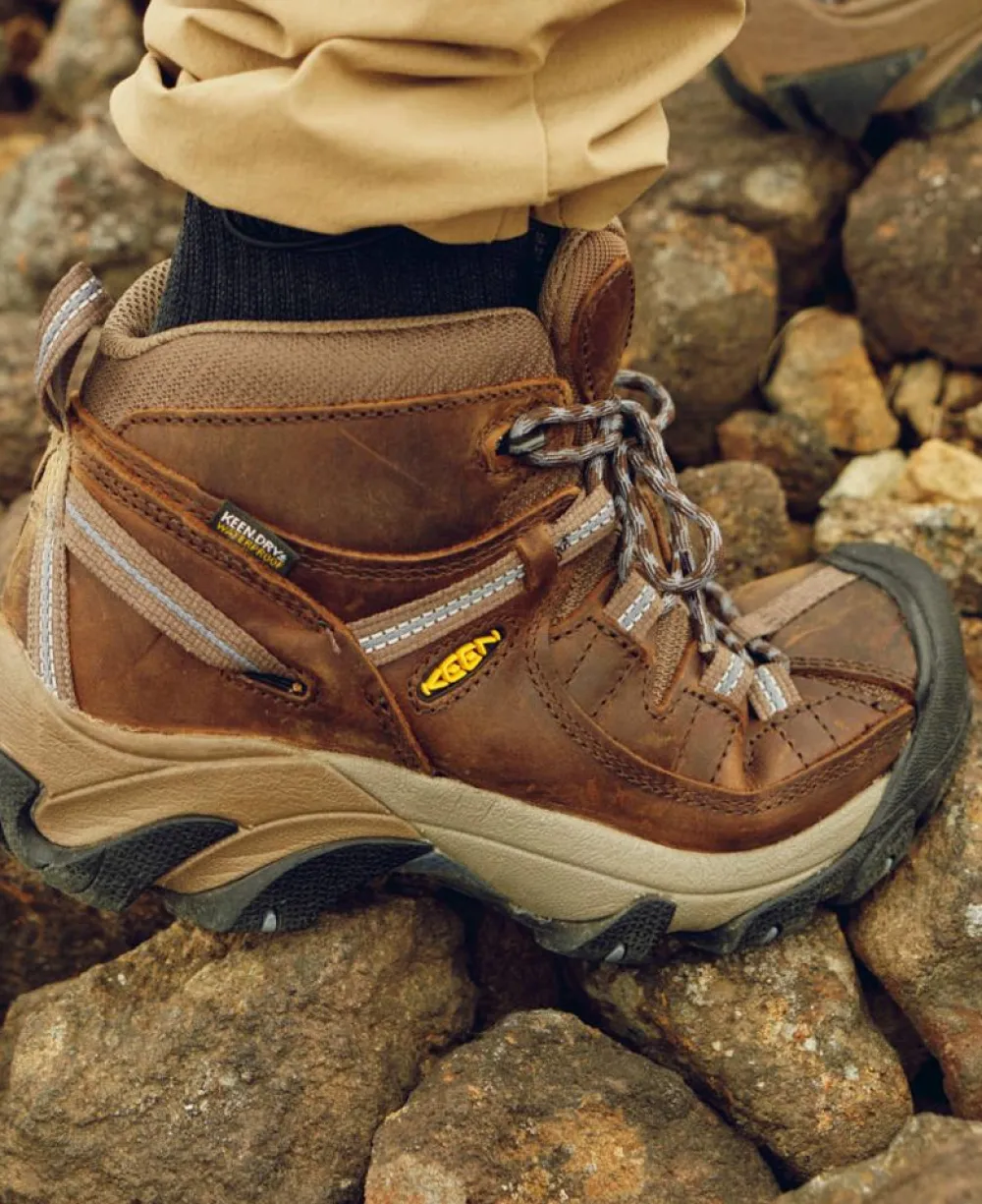 Hot Women'S Targhee Ii Waterproof Mid | Steel Grey/Hydrangea Women Boots