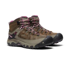 New Women'S Targhee Iii Waterproof Mid | Weiss/Boysenberry Women Boots
