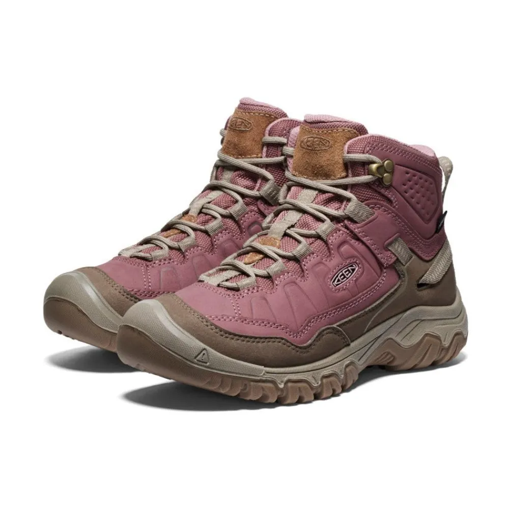 New Women'S Targhee Iv Waterproof Hiking Boot | Rose Brown/Plaza Taupe Women Boots