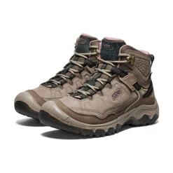 Clearance Women'S Targhee Iv Wide Waterproof Hiking Boot | Brindle/Nostalgia Rose Women Boots