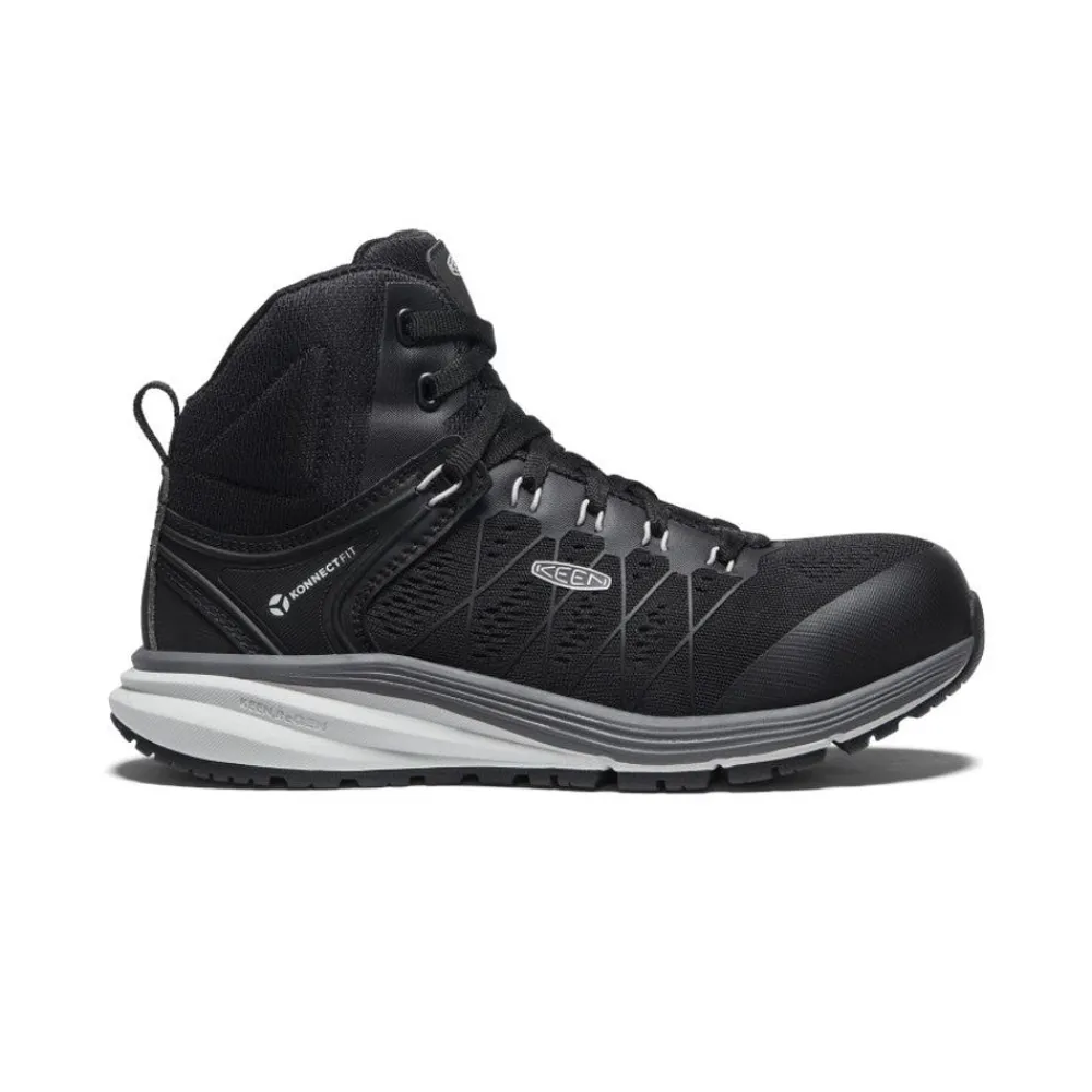 Best Women'S Vista Energy Mid (Carbon-Fiber Toe) | Vapor/Black Women Work Boots & Shoes