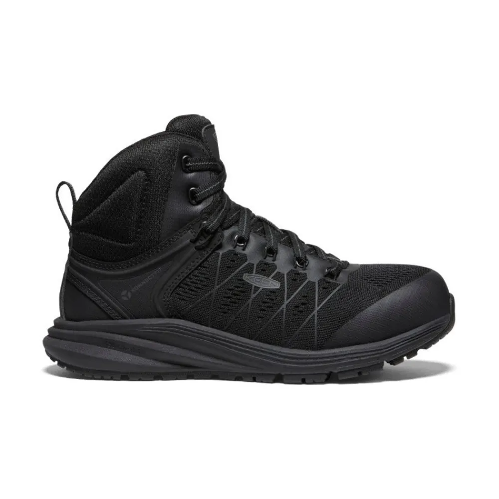 Hot Women'S Vista Energy Mid Int Met (Carbon-Fiber Toe) | Black/Raven Women Work Boots & Shoes