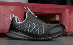 Sale Women'S Vista Energy Shift (Carbon-Fiber Toe) | Steel Grey/Blue Glass Women Work Boots & Shoes