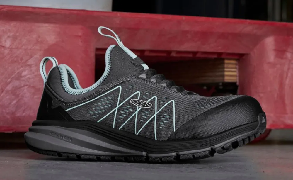 Sale Women'S Vista Energy Shift (Carbon-Fiber Toe) | Steel Grey/Blue Glass Women Work Boots & Shoes