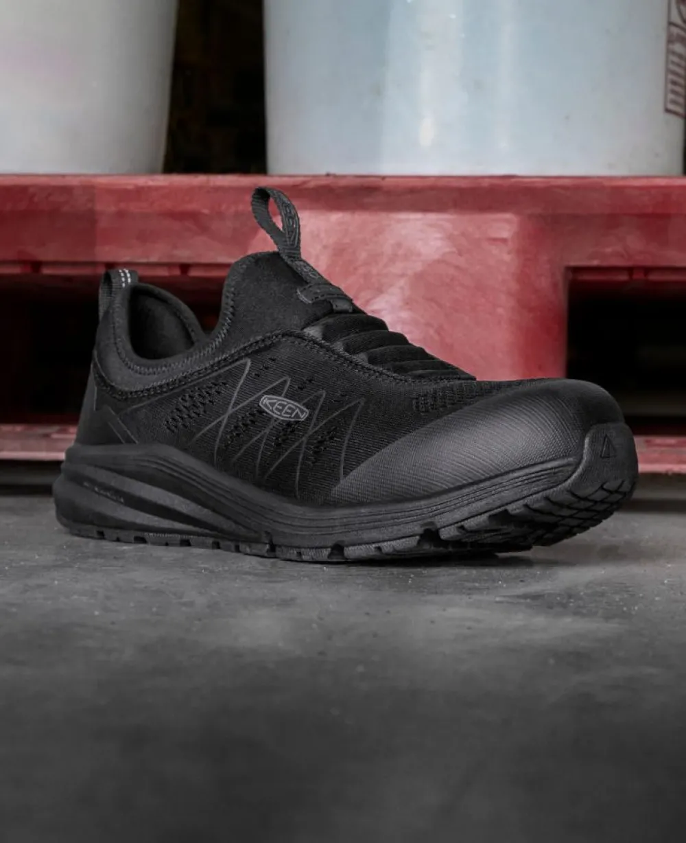 Best Women'S Vista Energy Shift Esd (Carbon-Fiber Toe) | Black/Black Women Work Boots & Shoes