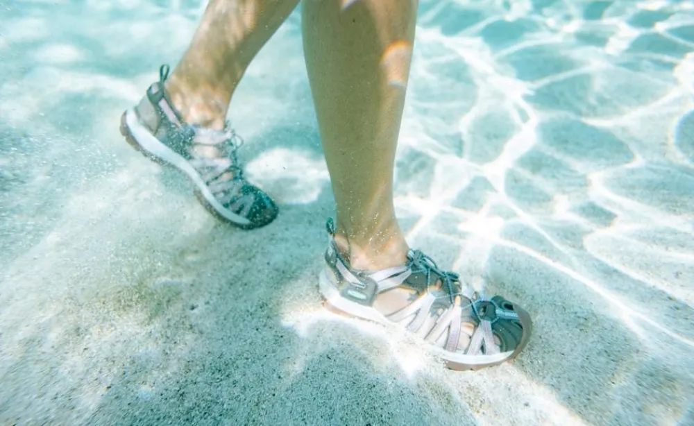 New Women'S Whisper | Black/Steel Grey Women Sandals
