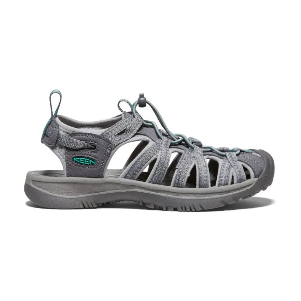 Discount Women'S Whisper | Medium Grey/Peacock Green Women Sandals