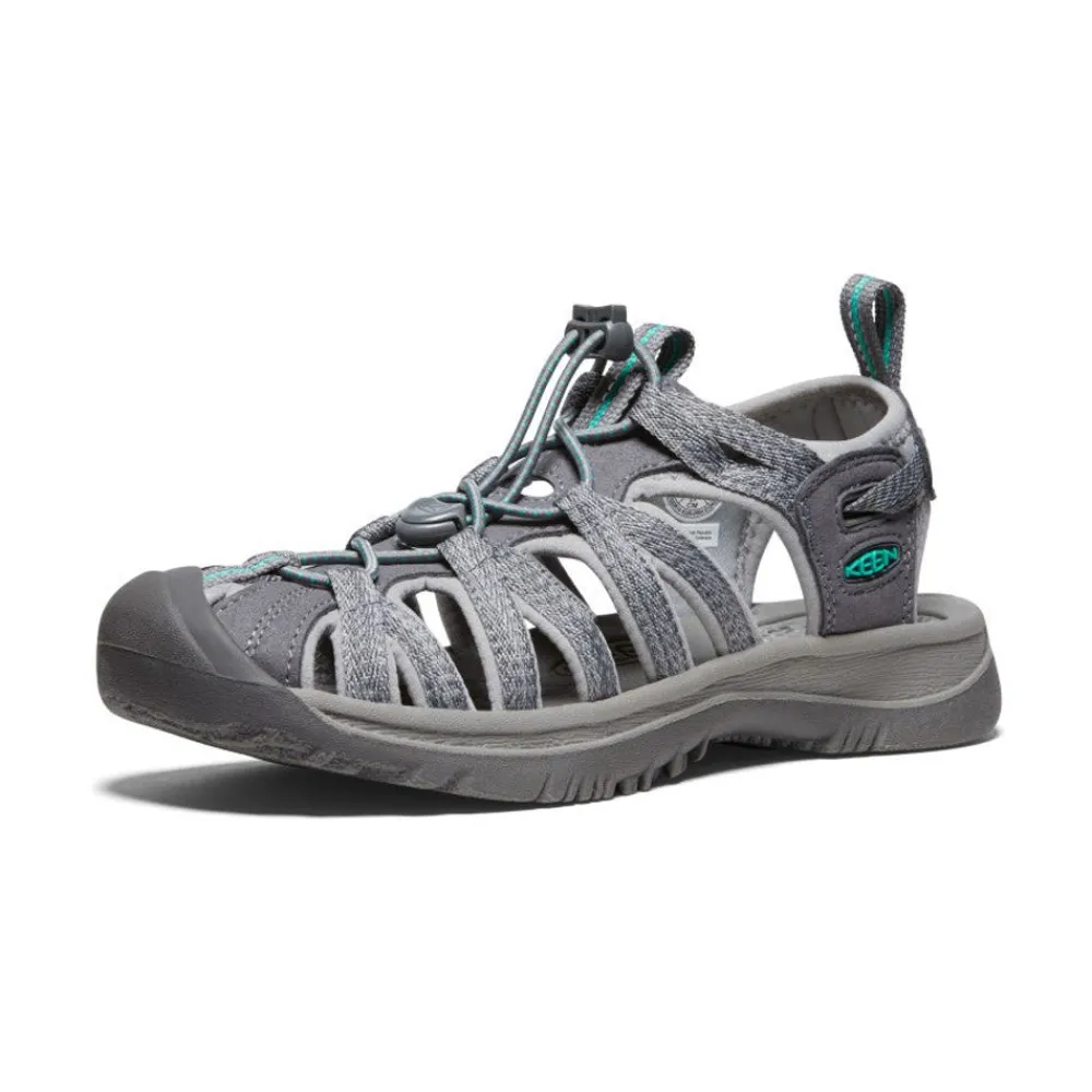 Discount Women'S Whisper | Medium Grey/Peacock Green Women Sandals