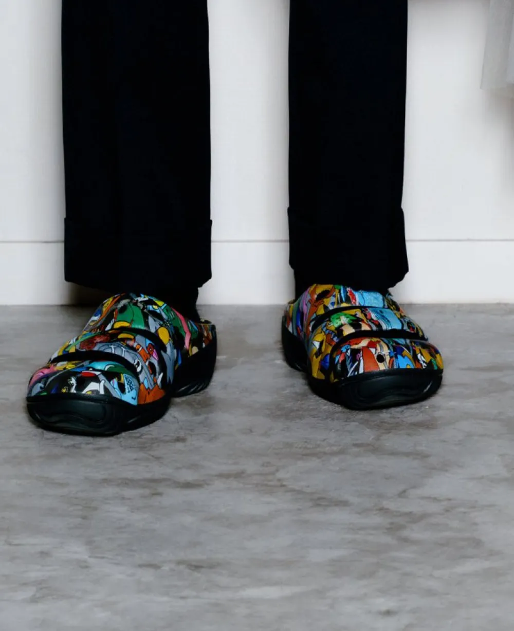 Online Women'S Yogui Arts Clog X Artpara Fukagawa | Kujira To Nakamatachi Women Slip-Ons