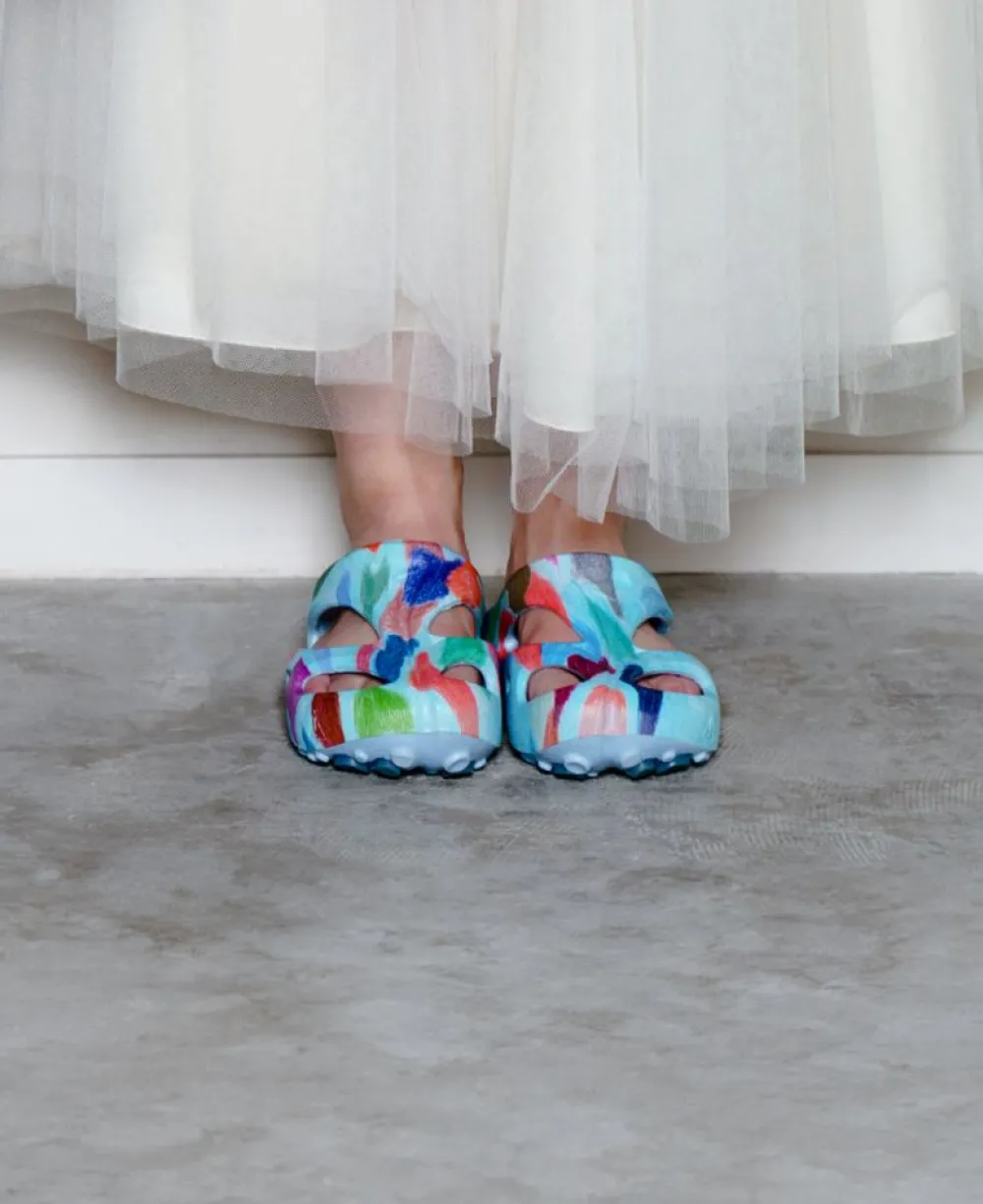 Online Women'S Yogui Arts Clog X Artpara Fukagawa | Kujira To Nakamatachi Women Slip-Ons