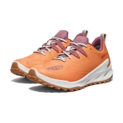 Clearance Women'S Zionic Waterproof Hiking Shoe | Tangerine/Star White Women Shoes