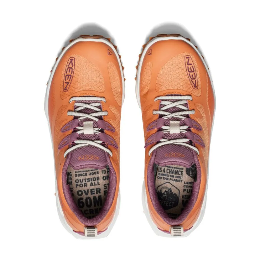Clearance Women'S Zionic Waterproof Hiking Shoe | Tangerine/Star White Women Shoes